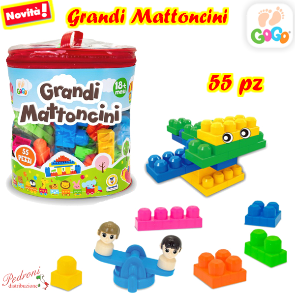 *LINEA GOGO* SACCO COSTRUZIONI GRANDI 55 PZ 81266 (+18 mesi) *LINEA GOGO* SACCO COSTRUZIONI GRANDI 55 PZ 81266 (+18 mesi)
