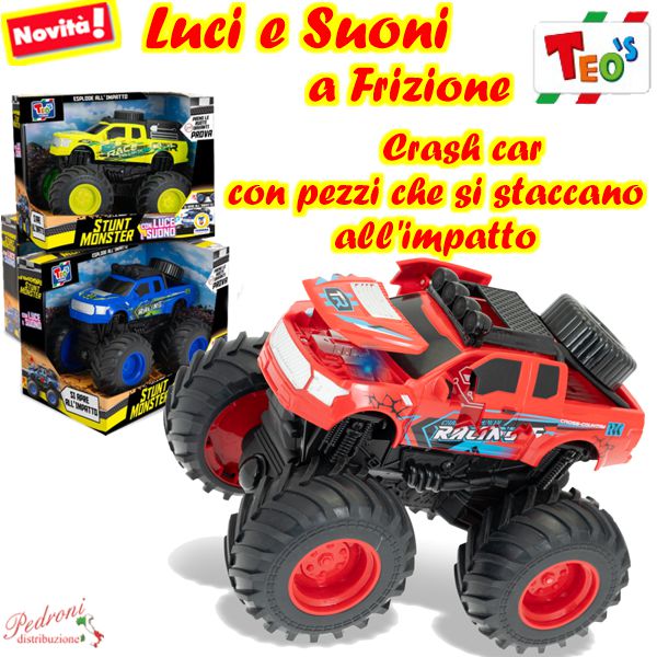 *PLAYCITY * CRASH CAR A FRIZIONE 80151 3 modelli (+3 anni)
