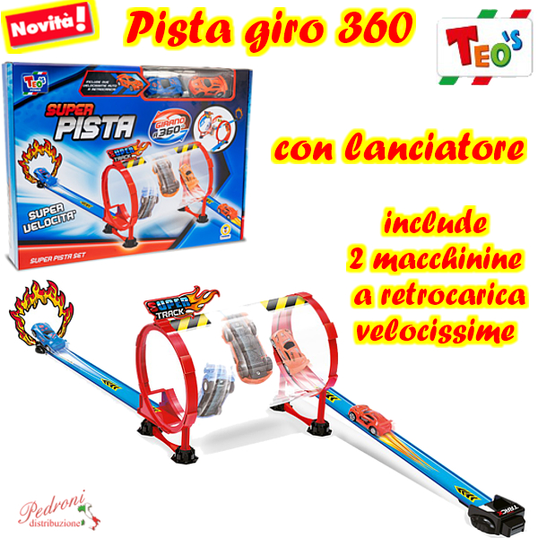 *TEO'S *SUPER PISTA CON GIRO 360 80501 (+3 anni)