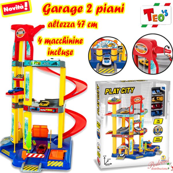 *TEO'S* GARAGE 2 PIANI 2 CORSIE REVERSIBILI 80516 (+5 anni)