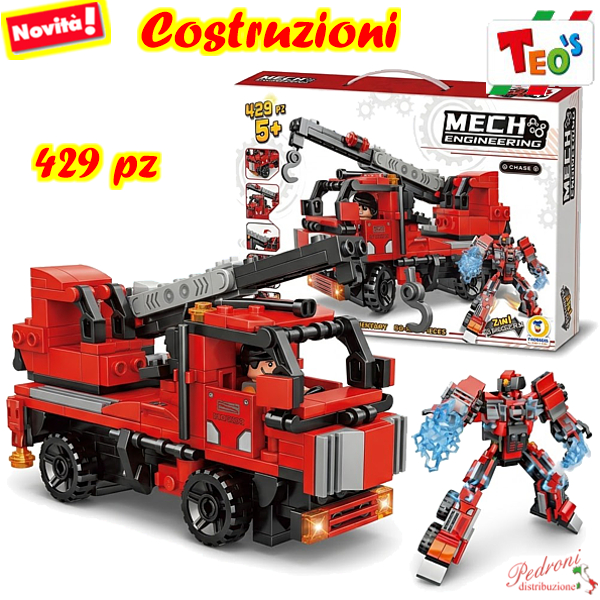*TEO'S* COSTRUZIONI TRANSFORMER CAMION 80953 (+5 anni)