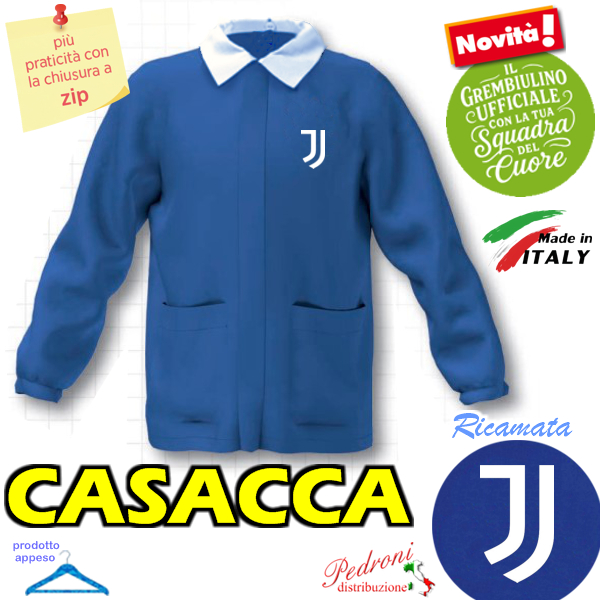 JUVENTUS "CASACCA" SCUOLA bambino G708 BLUETTE Tg.70 Cm.122