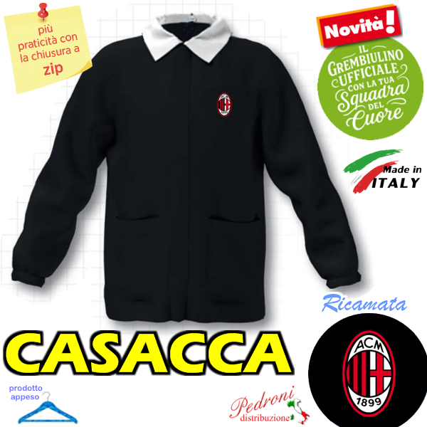 MILAN "CASACCA" SCUOLA bambino G710 NERO Tg.70 Cm.122