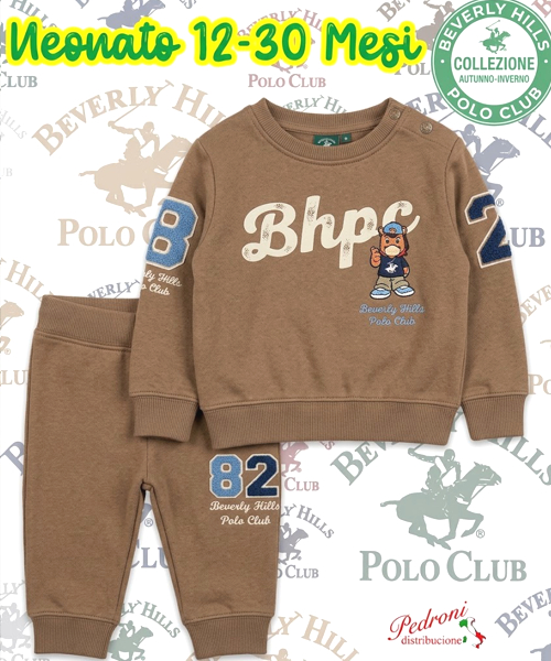 # POLO BEVERLY # COMPLETO-NEONATO Felpato 014N 12-30 Mesi COCONUT # POLO BEVERLY # COMPLETO-NEONATO Felpato 014N 12-30 Mesi COCONUT