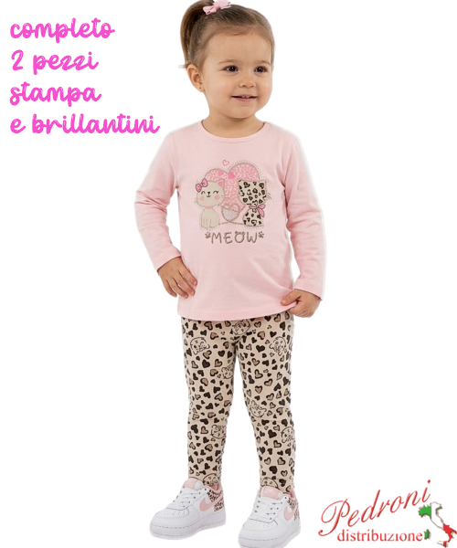 Completo neonata CHIC AF2563 PINK 12/36 mesi Completo neonata CHIC AF2563 PINK 12/36 mesi