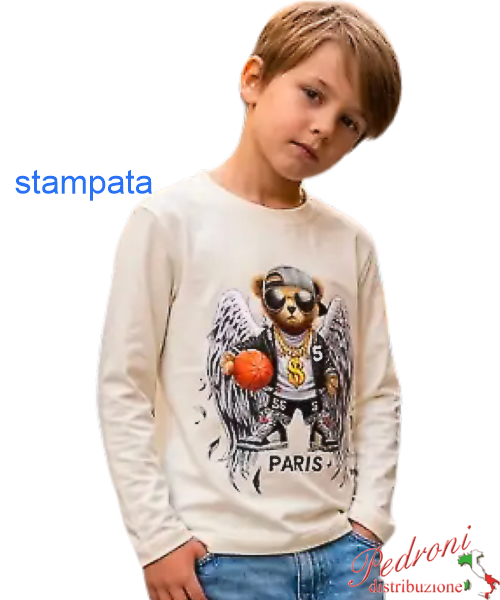 Maglia bambino URCHIN BY1319 BEIGE 4/12 anni Maglia bambino URCHIN BY1319 BEIGE 4/12 anni