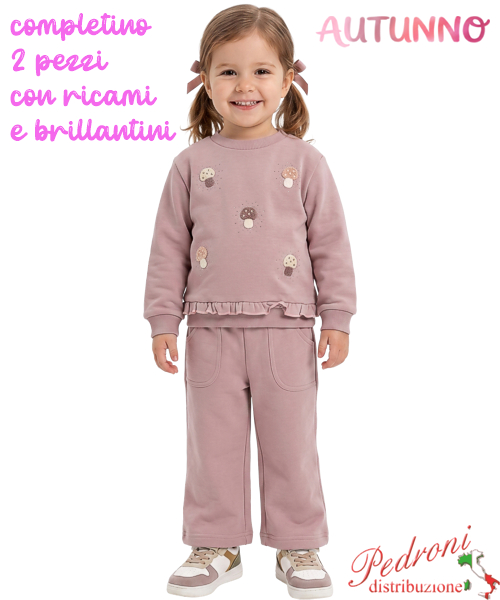 *AUTUNNO*Tuta neonata SMILE CNA6319 CLIVIA 12/36 mesi