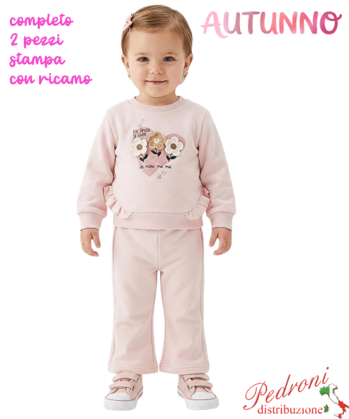 Tuta neonata INJULY FC1036 ROSA 3/18 mesi