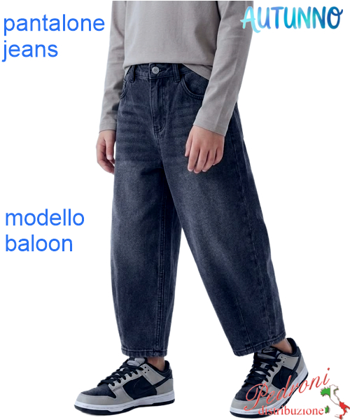 *AUTUNNO*Pantalone jeans bambino SMALLGANG N6127 BLUS 4/12 anni