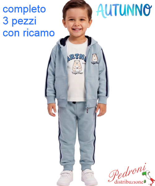 Tuta bambino B+B RM8220 SKY 1/5 anni Tuta bambino B+B RM8220 SKY 1/5 anni