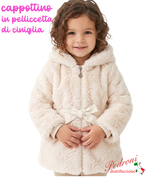 Cappottino neonata SWEET SR1148 PANNA 12/36 mesi Cappottino neonata SWEET SR1148 PANNA 12/36 mesi