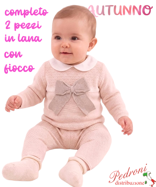 *AUTUNNO*Completino neonata LOLLITOP W0922 CIPRIA 1/6 mesi