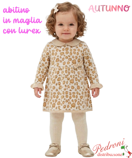 Abitino neonata LOLLITOP W7128 BEIGE 3/18 mesi Abitino neonata LOLLITOP W7128 BEIGE 3/18 mesi