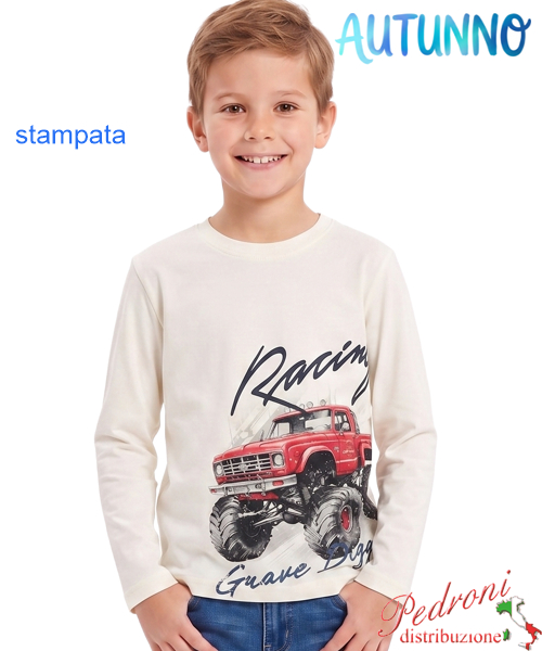 Maglia bambino MR JEK ZY523 PANNA 4/12 anni Maglia bambino MR JEK ZY523 PANNA 4/12 anni