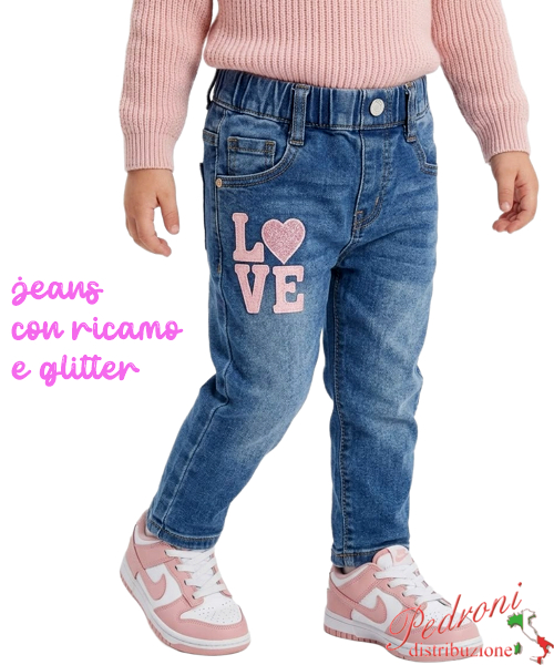 Pantalone jeans neonata LOLLITOP N7083 12/36 mesi Pantalone jeans neonata LOLLITOP N7083 12/36 mesi