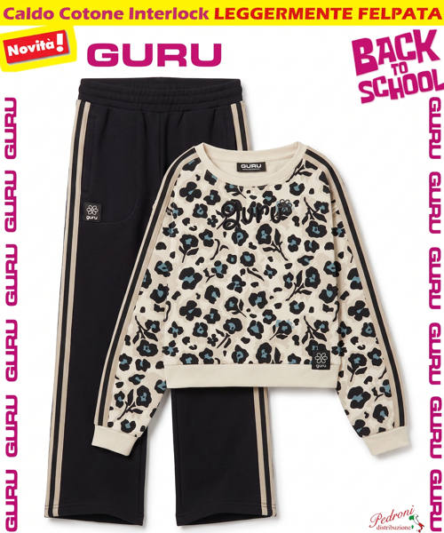 *BACK TO SCHOOL* GURU TUTA RAGAZZA art.005T 8/14 Anni AVORIO