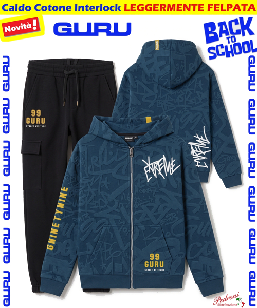 *BACK TO SCHOOL* GURU TUTA BAMBINO art.011K 3/7 Anni LYON BLUE