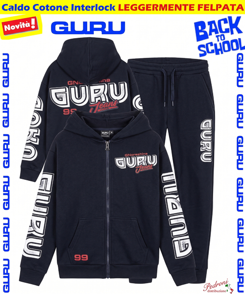 *BACK TO SCHOOL* GURU TUTA BAMBINO art.013K 3/7 Anni BLUE