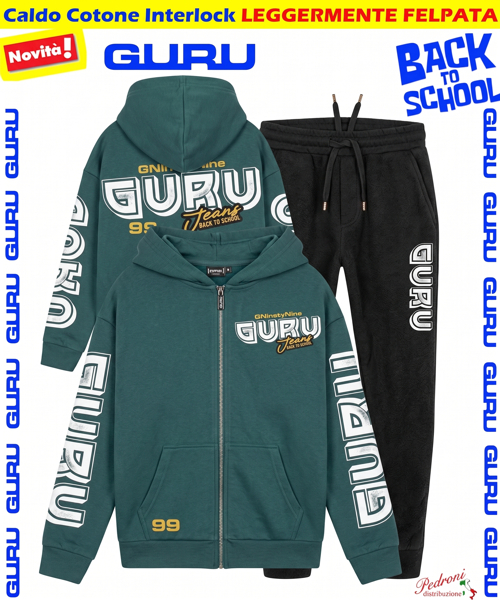 *BACK TO SCHOOL* GURU TUTA BAMBINO art.013K 3/7 Anni FOREST