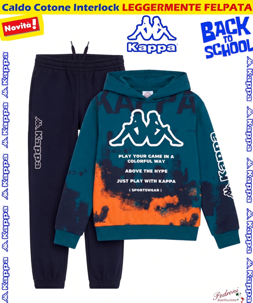 *BACK TO SCHOOL* KAPPA TUTA BAMBINO art.018K 3/7 Anni LYONS BLUE *BACK TO SCHOOL* KAPPA TUTA BAMBINO art.018K 3/7 Anni LYONS BLUE