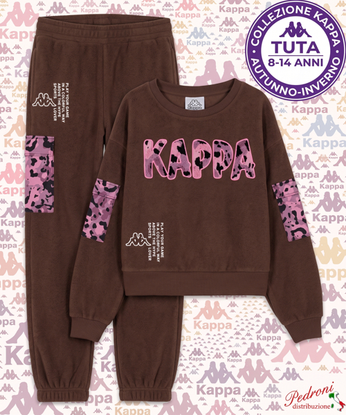 #KAPPA# COMPLETO TUTA RAGAZZA Felpata 018T 8/14 Anni CIOCCOLATO #KAPPA# COMPLETO TUTA RAGAZZA Felpata 018T 8/14 Anni CIOCCOLATO