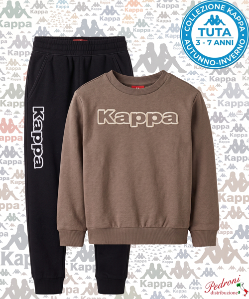 # KAPPA # TUTA BAMBINO Felpata 050K 3/7 Anni COCONUT