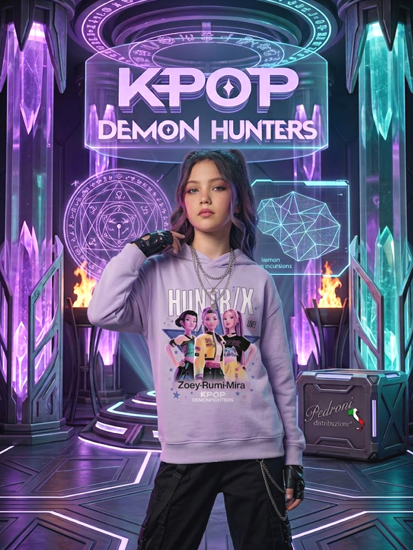 # FINE OTTOBRE # K-POP DEMON HUNTERS Felpa 6/14 Anni KP76