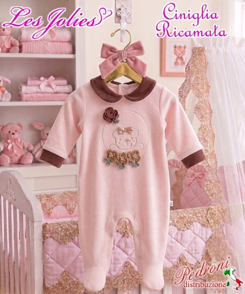 Les Jolies TUTINA CINIGLIA LJ244.19 ROSA 6/9 MESI