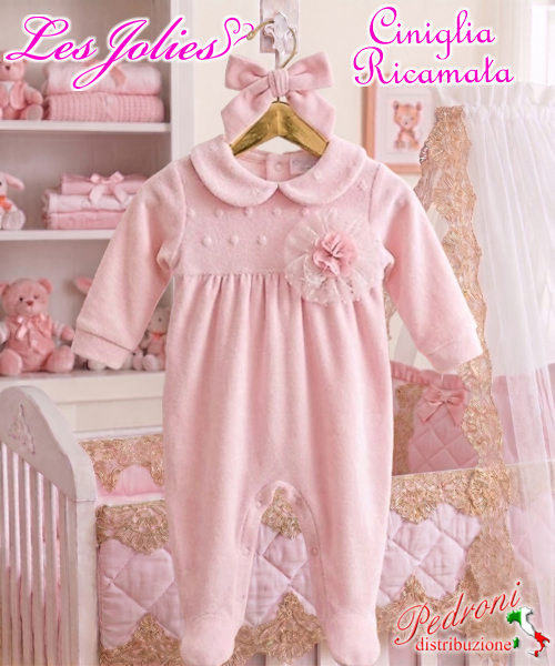 Les Jolies TUTINA CINIGLIA LJ244.35 ROSA 0/1 MESI