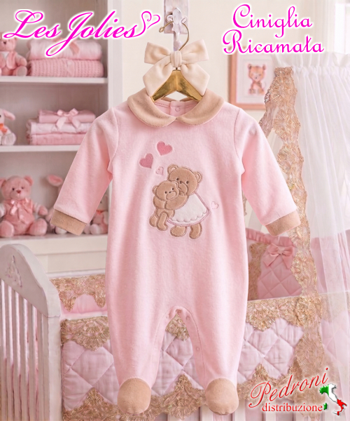 Les Jolies TUTINA CINIGLIA LJ244.40 ROSA 0/1 MESI