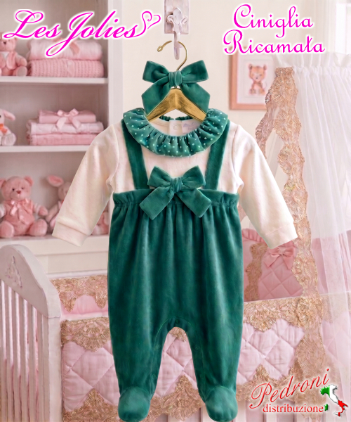 Les Jolies TUTINA CINIGLIA LJ244.42 VERDE 0/1 MESI