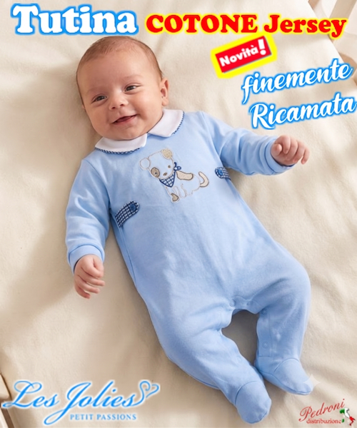 Les Jolies TUTINA COTONE LJ318-17 CIELO 3/6 MESI