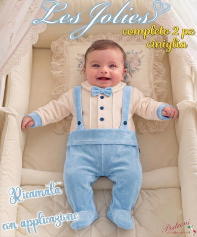 Les Jolies COMPLETO 2 pz.CINIGLIA LJ-334.38 CIELO 0/1 MESI Les Jolies COMPLETO 2 pz.CINIGLIA LJ-334.38 CIELO 0/1 MESI