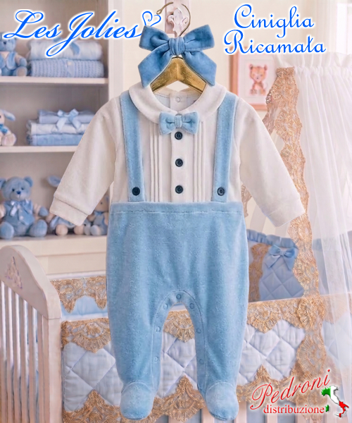 Les Jolies TUTINA CINIGLIA LJ-344.38 CIELO 0/1 MESI Les Jolies TUTINA CINIGLIA LJ-344.38 CIELO 0/1 MESI