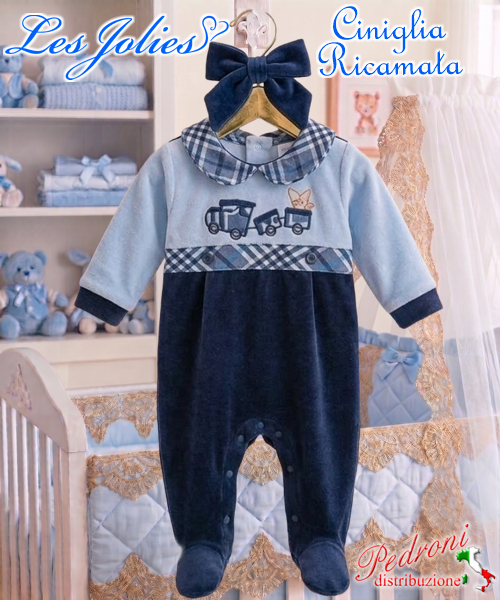Les Jolies TUTINA CINIGLIA LJ-344.55 BLU 0/1 MESI Les Jolies TUTINA CINIGLIA LJ-344.55 BLU 0/1 MESI