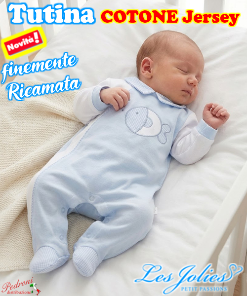 Les Jolies TUTINA COTONE LJ318-18 CIELO 0/1 MESI