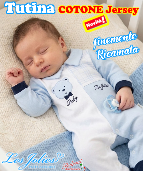 Les Jolies TUTINA COTONE LJ318-57 CIELO 6/9 MESI