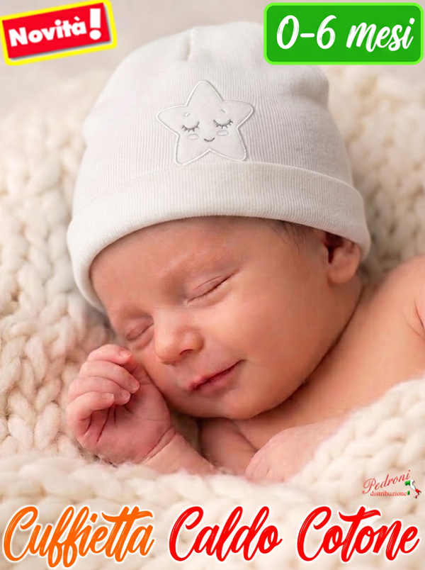 *MAFER* Cuffietta BABY in CALDO COTONE WSB6166 Latte 0/6 mesi *MAFER* Cuffietta BABY in CALDO COTONE WSB6166 Latte 0/6 mesi