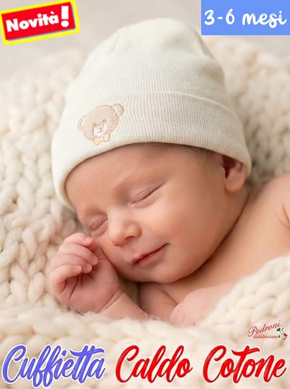 *MAFER* Cuffietta BABY in CALDO COTONE WSB7454 Panna 3/6 mesi *MAFER* Cuffietta BABY in CALDO COTONE WSB7454 Panna 3/6 mesi