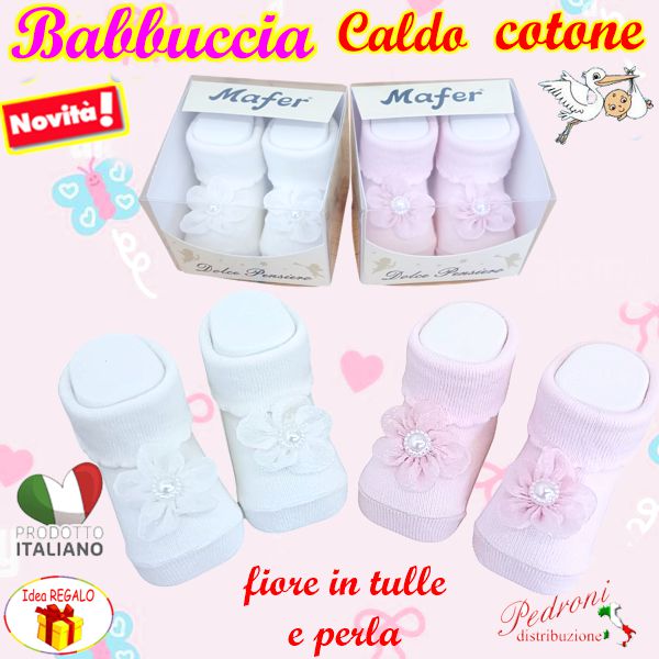 Babbuccia Baby CALDO COTONE "FIOCCO" MAFER WSC8978 2 Col.
