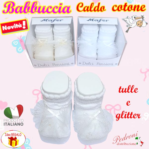 Babbuccia Baby CALDO COTONE "FIOCCO" MAFER WSC8982 2 Col.