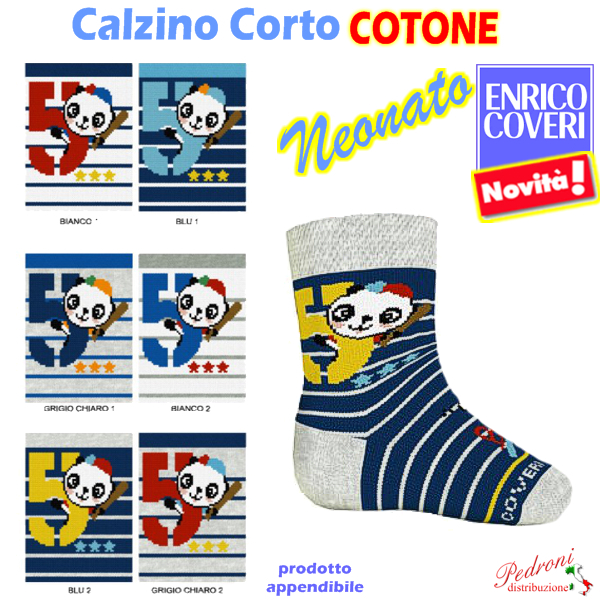 COVERI Calza CORTA NEONATO COTONE PETITE-273 Tg.13/24