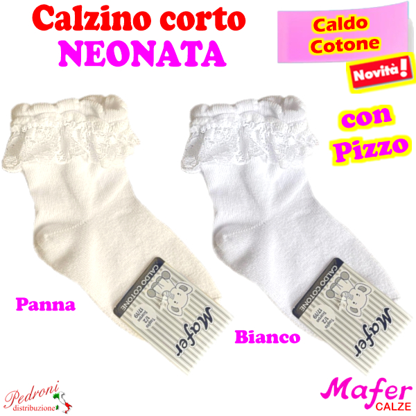 MAFER Calzino corto NEONATA CALDO COTONE BFC7258 Tg.14/23 MAFER Calzino corto NEONATA CALDO COTONE BFC7258 Tg.14/23