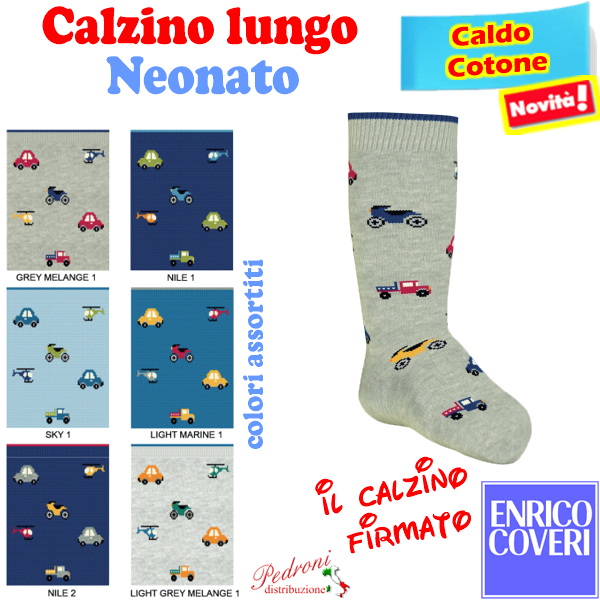 COVERI Calzino Lungo NEONATO CALDO COTONE PISOLO-370 Tg.14/24 COVERI Calzino Lungo NEONATO CALDO COTONE PISOLO-370 Tg.14/24