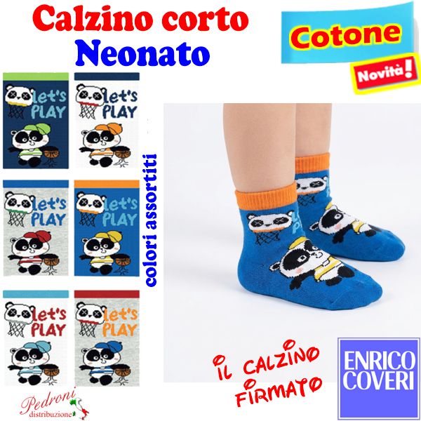 COVERI Calzino CORTO NEONATO COTONE PETITE-319 Tg.18/24