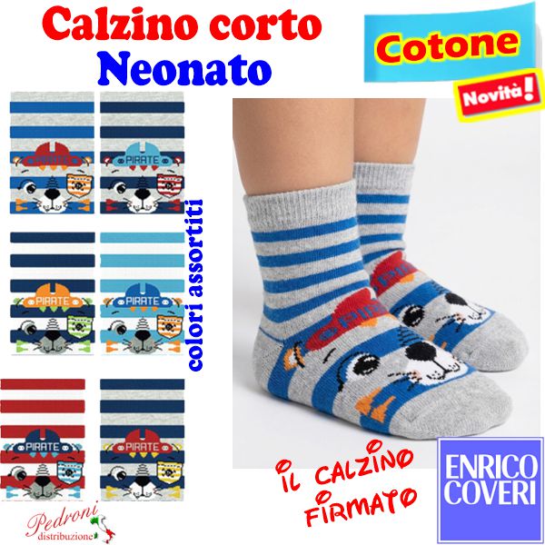 COVERI Calzino CORTO NEONATO COTONE PETITE-320 Tg.18/24