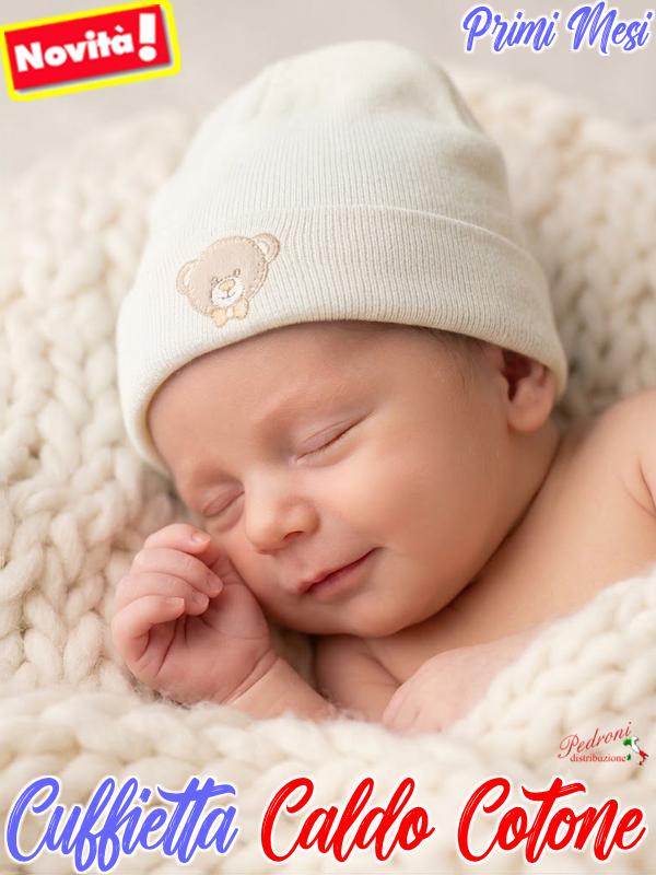 *MAFER* Cuffietta BABY in CALDO COTONE WSB7454 Panna 0/6 mesi