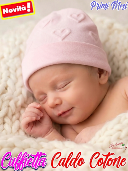 *MAFER* Cuffietta BABY in CALDO COTONE WSB9309 Rosa 3/6 mesi *MAFER* Cuffietta BABY in CALDO COTONE WSB9309 Rosa 3/6 mesi