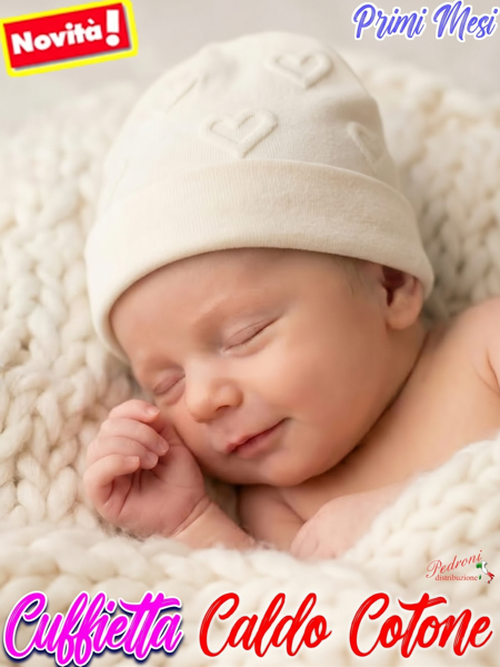 *MAFER* Cuffietta BABY in CALDO COTONE WSB9309 Latte 3/6 mesi *MAFER* Cuffietta BABY in CALDO COTONE WSB9309 Latte 3/6 mesi