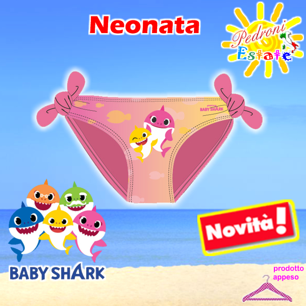 # OFFERTA # BABY SHARK Slip NEONATA 12/30 Mesi BS1444 Fucsia